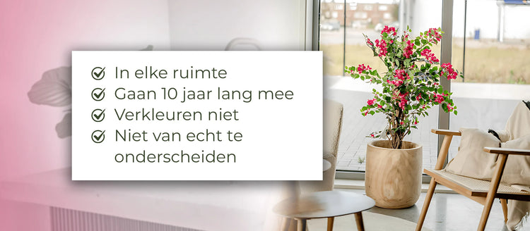 Brandvertragende kunstplanten