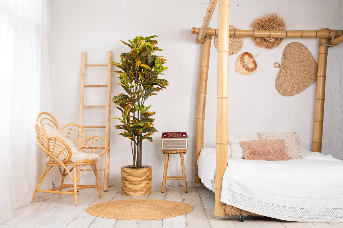 Kunstplant Ficus Deluxe van 180 cm in een zakelijke ruimte