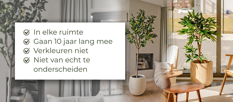 Kunstplanten voor binnen