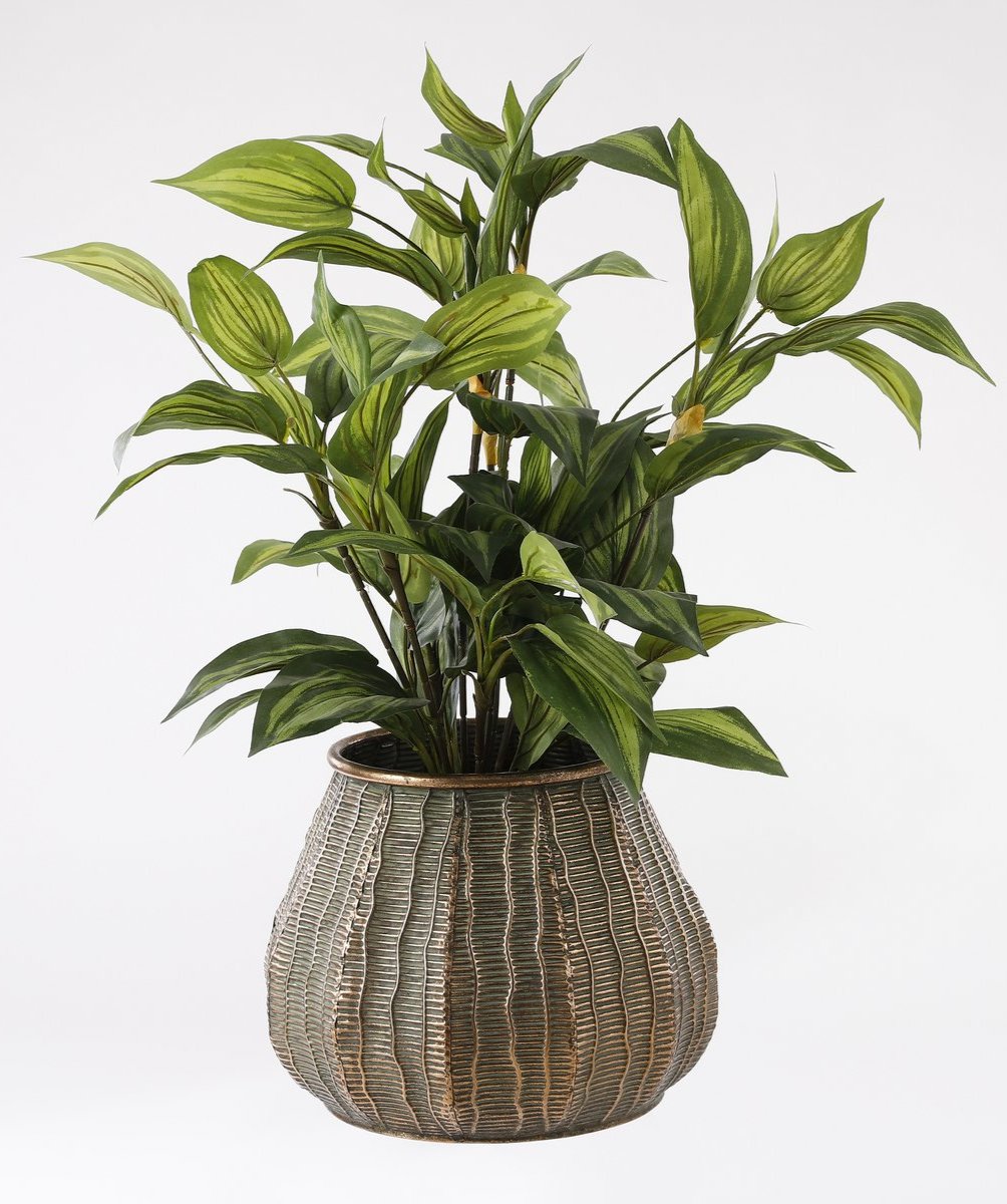 Hosta Kunstplant in Bloempot Stan - H65 x Ø40 cm - Groen