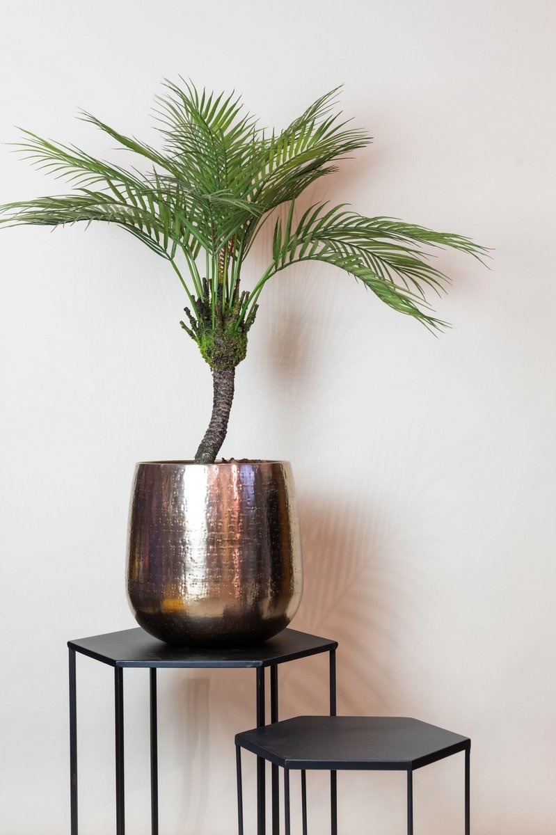 Mooie kunstplant met Chamaedorea bergpalm