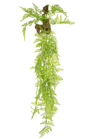 Kunst hangplant voor binnen van 100 cm hoogte