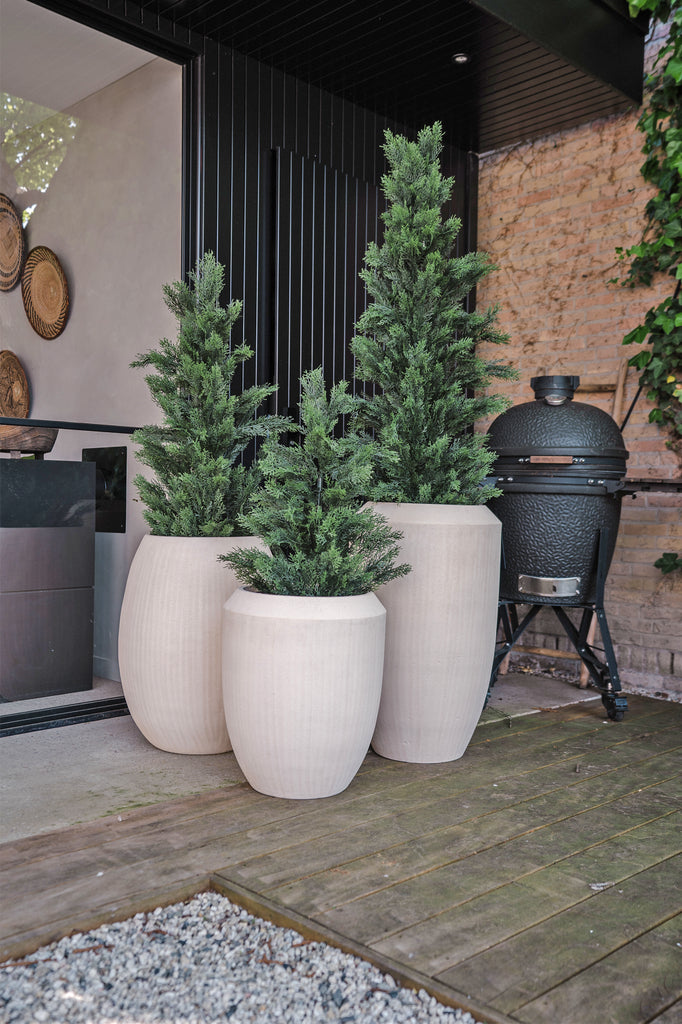 Levendige nep thuja plant van 120cm