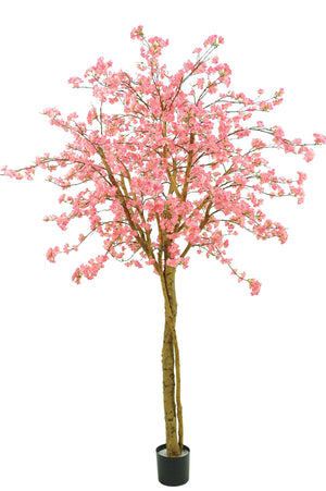 Prachtige roze kersenbloesem kunstboom