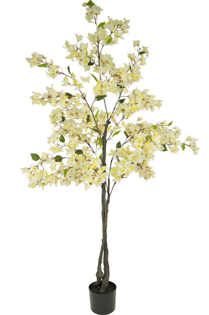 Kunstige witte Bougainvillea plant van 180 cm hoogte