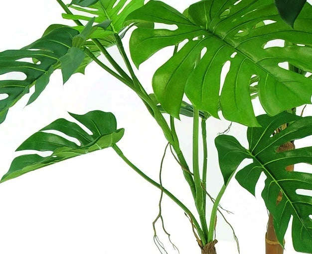 Realistische kunstplant monstera stam 145cm