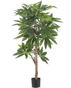 Mooie groene kunstplant met vlechten