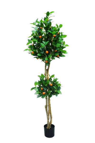 Sinaasappel kunstboom 130 cm - Mediterrane uitstraling