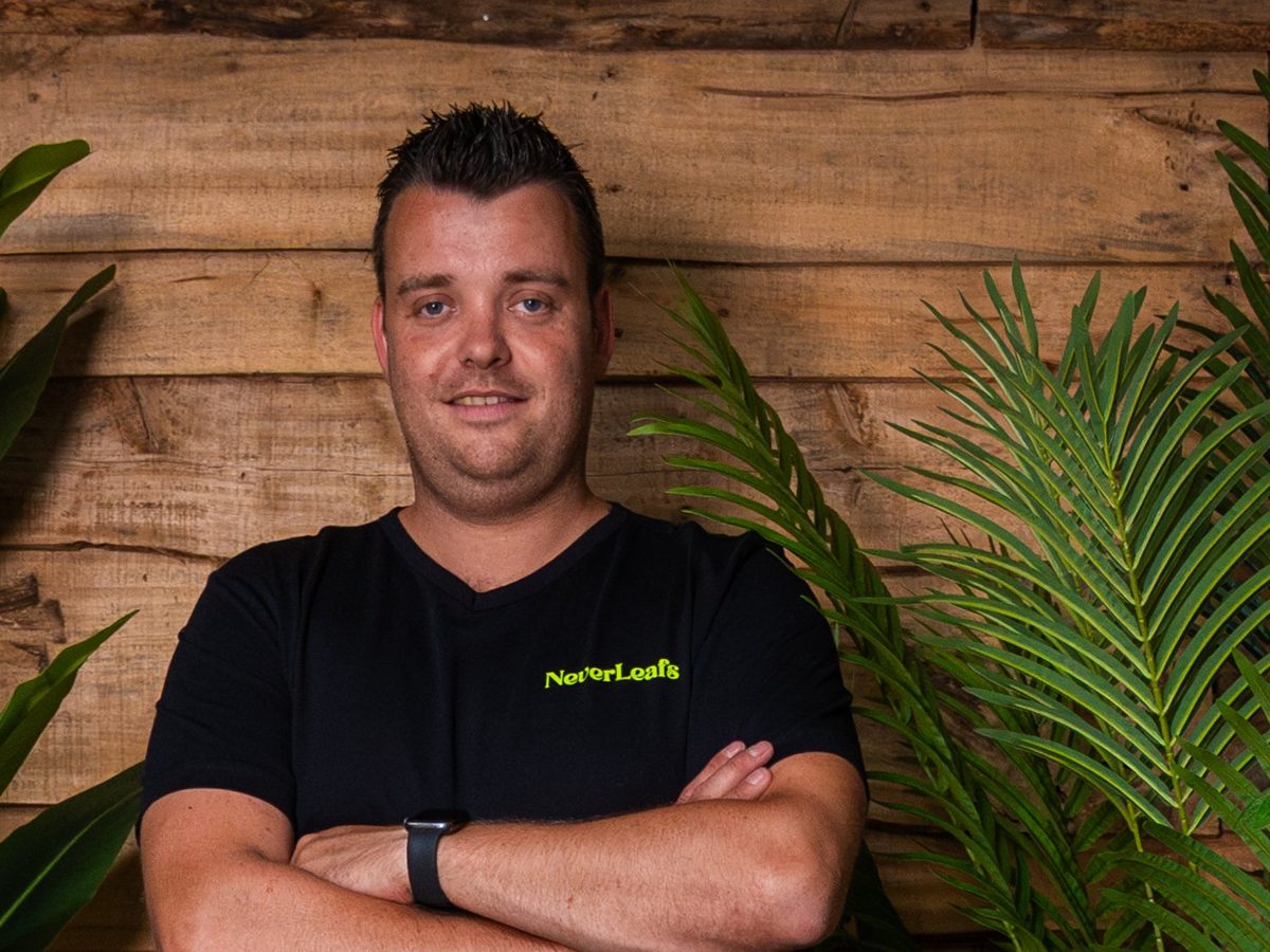 Marcel van NeverLeafs in de groothandel